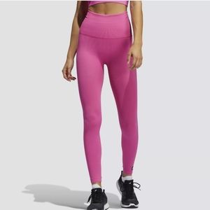 ADIDAS Pink 2XL Women's Leggings (Tights)